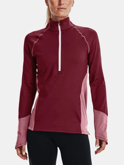 Under Armour Mikina UA ColdGear 1/2 Zip-RED