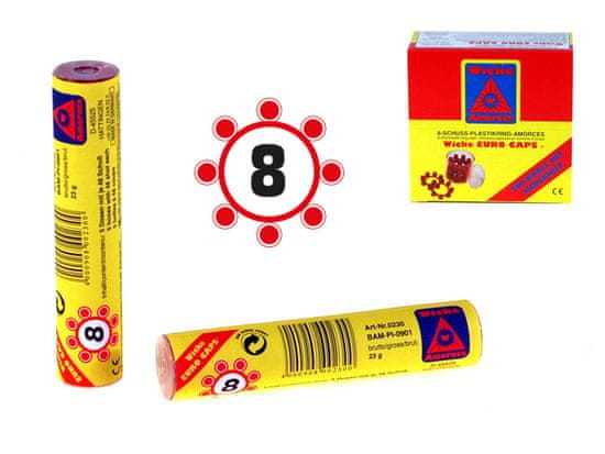 Mikro Trading 5x Kapsule "8" 240 záberov v tube, 5 balení