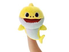 Mikro Trading Plyšová bábka Baby Shark 23 cm žltá na batérie s možnosťou voľby rýchlosti hlasu