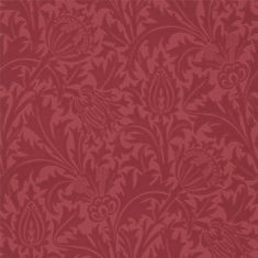 MORRIS & CO. Tapeta THISTLE 210486, kolekcia COMPENDIUM I & II, red