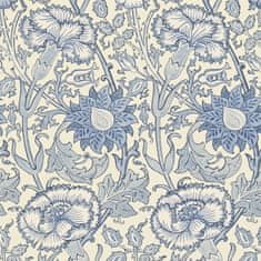 MORRIS & CO. Tapeta PINK & ROSE 212567, kolekcia ARCHIVE WALLPAPERS, indigo