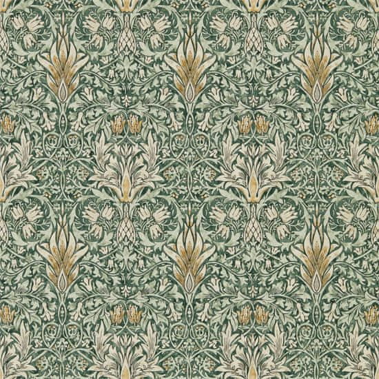 MORRIS & CO. Tapeta SNAKESHEAD 216427, kolekcia ARCHIVE WALLPAPERS, forrest thyme