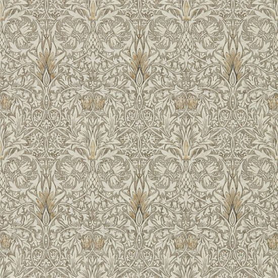 MORRIS & CO. Tapeta SNAKESHEAD 216430, kolekcia ARCHIVE WALLPAPERS, stone cream