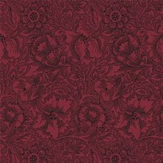 MORRIS & CO. Tapeta POPPY 216956, kolekcia BEN PENTREATH THE QUEEN SQUARE, claret