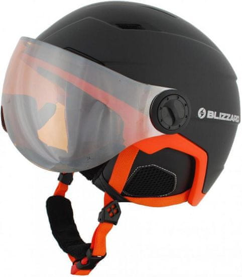 Blizzard Lyžiarska prilba Blizzard DOUBLE VISOR BL / OR 60-63