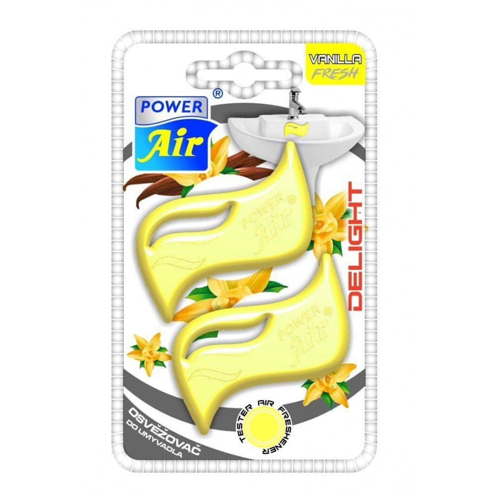 Power Air Delight vôňa do umývadla Vanilla Fresh 2x