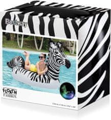 Lean-toys Nafukovací matrac LED Zebra 254 x 142 cm Bestway 41406