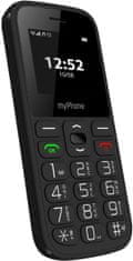 myPhone Halo A Senior, Black