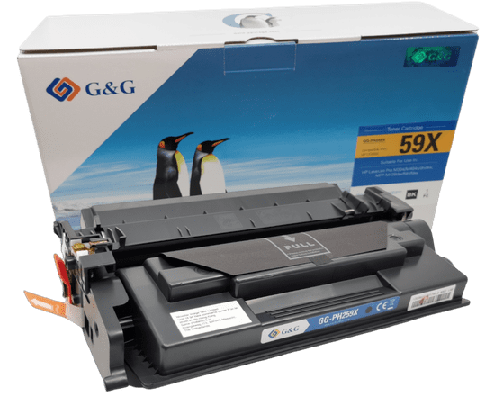 G&G HP CF259X , Premium Patentovaný toner, 10000 strán s novým čipom, Čierna - Black