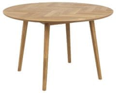 Design Scandinavia Jedálenský stôl Nagano, 120 cm, dub