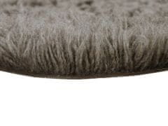 Lorena Canals Vlnený koberec Woolly - Sheep Grey 75x110 tvar kožušiny