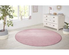 Hanse Home Kusový koberec Nasty 104446 Light-Rose 133x133 (priemer) kruh