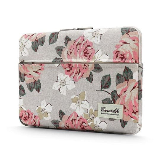 Canvaslife Sleeve taška na notebook 15-16'', white rose