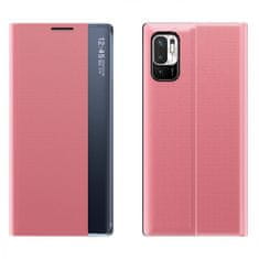 MG Sleep Case knižkové puzdro na Xiaomi Redmi Note 10 5G / Poco M3 Pro, ružové