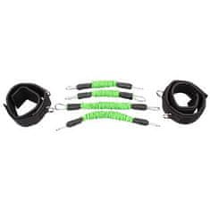 Merco Leg Trainer Set odporovej gumy sada zelená