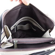VegaLM Moderný kožený ruksak s možnosťou nosenia ako kabelky v béžovej farbe