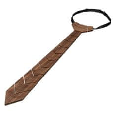 DEBAKO Drevená kravata z orechového dreva