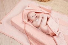 Bebe-jou Froté návlek na malú podložku Pure Cotton Pink, 72x44 cm