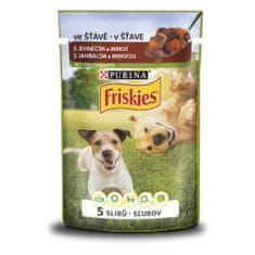 Friskies Dog adult jahňacie v šťave 20x100 g