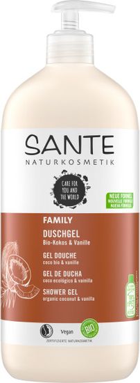 SANTE Naturkosmetik Sprchový gél BIO kokos a vanilka - 500 ml