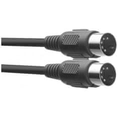 Stagg SMD6 E, midi kábel DIN / DIN, 6 m