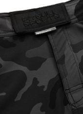 PitBull West Coast PitBull West Coast MMA šortky Performance All Black Camo - čierne