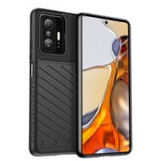 IZMAEL Carbon Shield TPU puzdro pre Xiaomi Mi 11T/Mi 11T Pro - Čierna KP13731