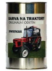 BARVY NA TRAKTORY ODSTÍNY RAL, Vrchná syntetická lesklá farba, RAL 9005 POLOLESK, 1KG