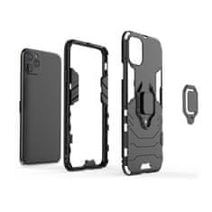 IZMAEL Odolné Puzdro Ring Armor Case pre Realme C33 - Čierna KP27865