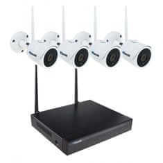 Secutek WiFi kamerový systém SLG-WIFI2108DE4FE200 - 4x2Mpix kamera, NVR