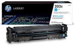 HP LaserJet Toner 203X High Yield, azúrový (CF541X)