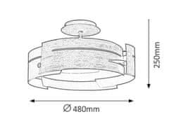 Rabalux 2216 Berbera, interierové svietidlo