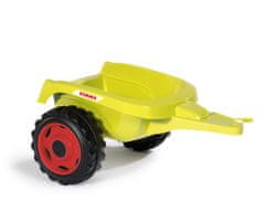 Smoby Šliapací traktor CLAAS zelený s vozíkom