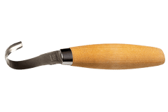Morakniv 13388 Hook Knife 162 rezbársky nôž 5,5 cm, brezové drevo, kožené puzdro
