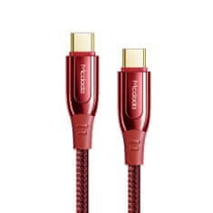 Mcdodo MCDODO FROST CABLE USB TYP C PD 2.0 QC 4.0 5A 100W 2M ČERVENÝ CA-8124