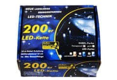 shumee Vianočná LED reťaz - 18 m, 200 LED, studeno biela