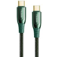 Mcdodo MCDODO FROST CABLE USB TYP C PD 2.0 QC 4.0 5A 100W 2M ZELENÁ CA-8125