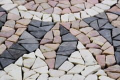 Greatstore Mramorová mozaika - motív slnka obklad 1m2