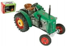 Greatstore Traktor Zetor 25A zelený na klíček kov 15cm 1:25 v krabičce Kovap