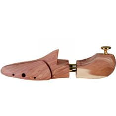 Greatstore Jago tvarovač obuvi z cédrového dreva a hliníka, veľ. 37-38