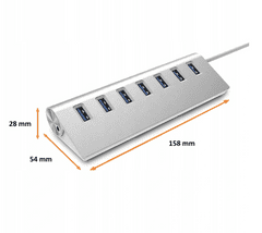 CO2 HUB 7X USB 3.0 PORT SPLITTER CO2-0125