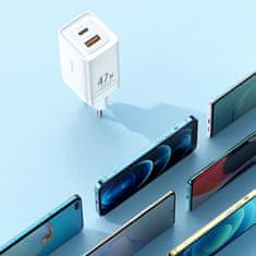 Mcdodo GAN, MCDODO MINI NABÍJAČKA 2X USB/USB-C PD QC - 47W CH-8580