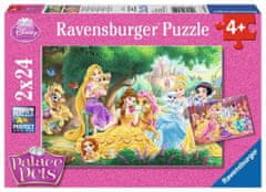 Ravensburger Puzzle Disney princeznej a ich maznáčikovia 2x24 dielikov