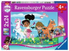 Ravensburger Puzzle Nella princezná rytierov 2x24 dielikov