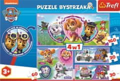 Trefl Puzzle s hľadaním rozdielov Tlapková patrola 4v1 (15,15,30,50 dielikov)