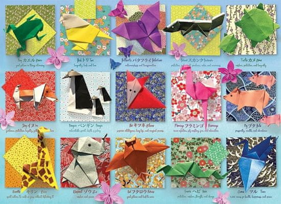 Cobble Hill Puzzle Origami zvieratká 500 dielikov