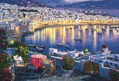 Trefl Puzzle Mykonos za súmraku, Grécko 1500 dielikov