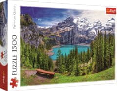 Trefl Puzzle Jazero Oeschinen, Alpy 1500 dielikov