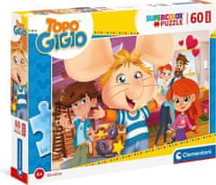 Clementoni Puzzle Myšiak Gigio MAXI 60 dielikov