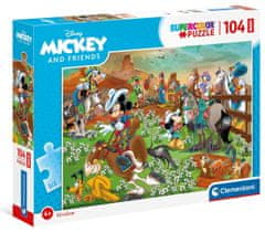 Clementoni Puzzle Mickey a priatelia 104 MAXI dielikov